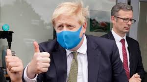 Boris in mask