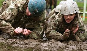 Pretty Gal in Army