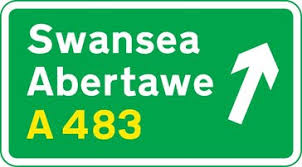 Swansea Road sign