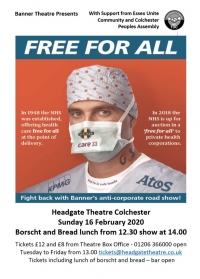 Banner Theatre Presents a Powerful New Show About The NHS - Free For All