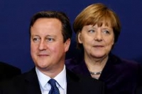 David Cameron and Angela Merkel