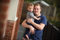 Andrew Everitt with son Bradley.